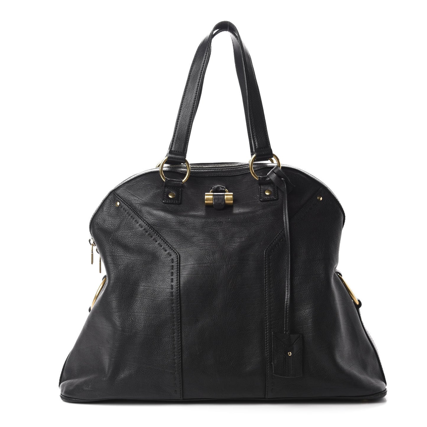 Calfskin Oversized Muse Black