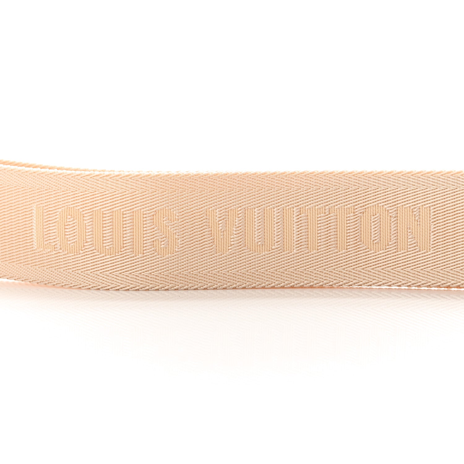 Louis Vuitton Jacquard Monogram Adjustable Shoulder Strap New Creme 3 of 4