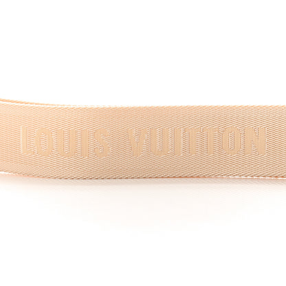 Louis Vuitton Jacquard Monogram Adjustable Shoulder Strap New Creme 3 of 4