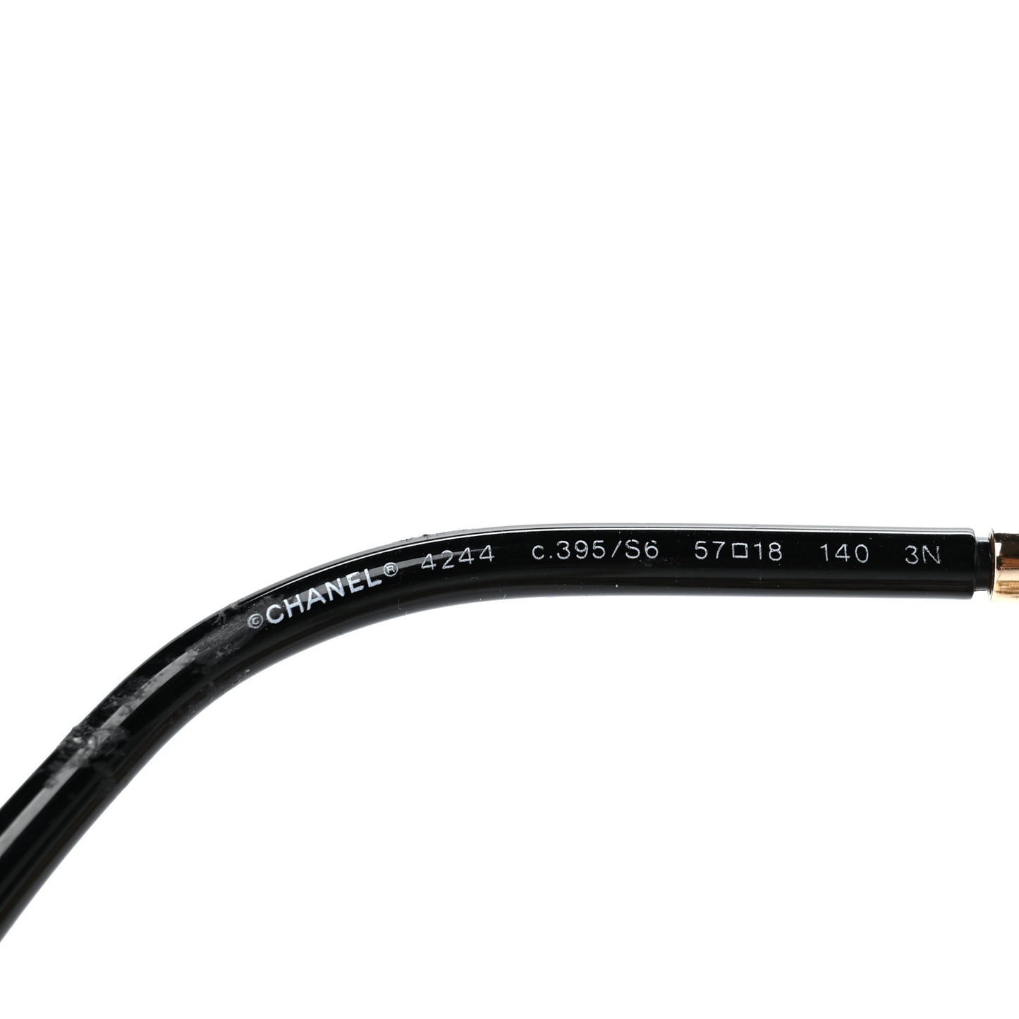 Chain Square Sunglasses 4244 Black