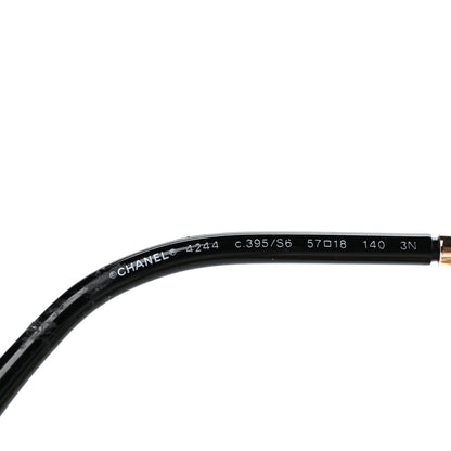 Chanel Chain Square Sunglasses 4244 Black 5 of 7
