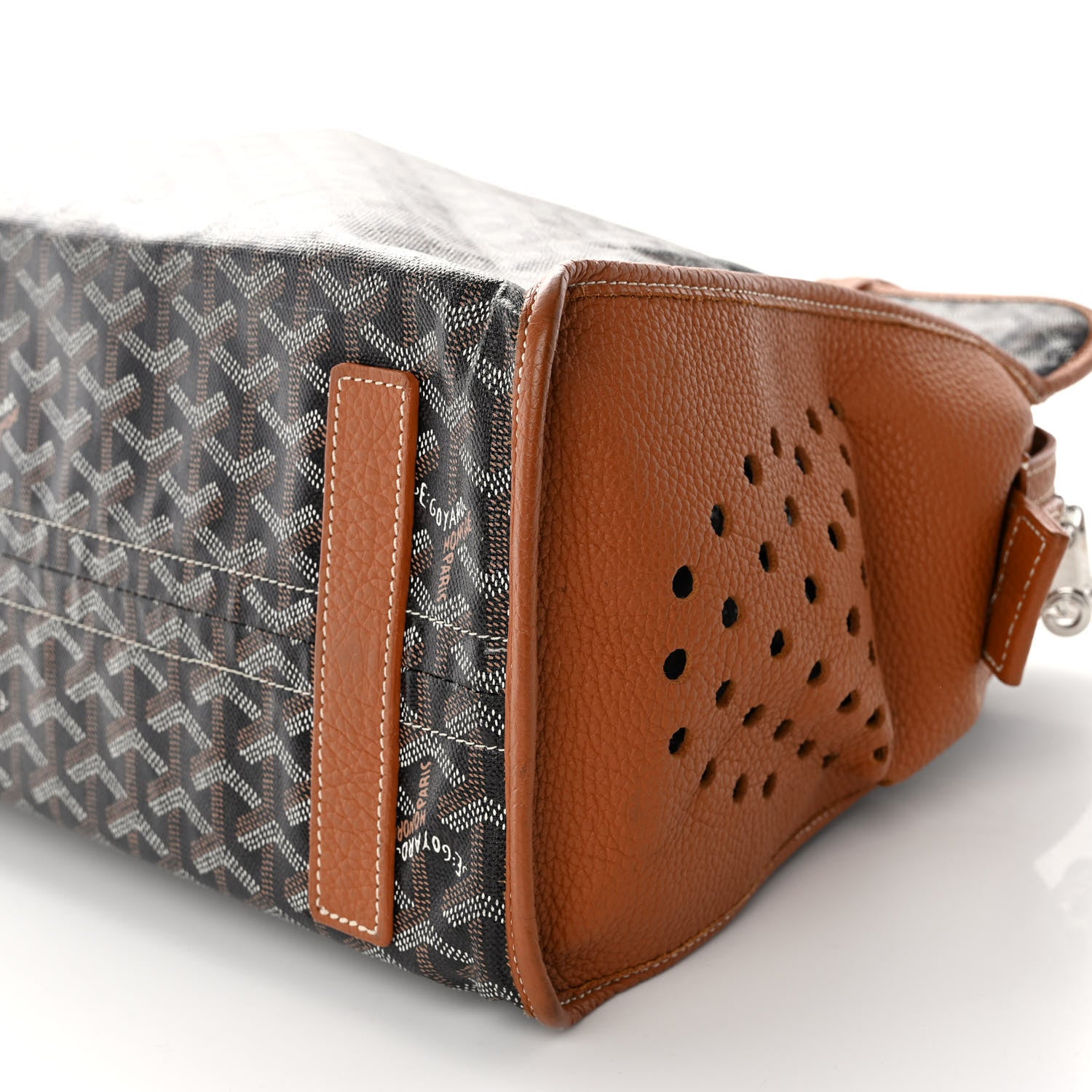 Goyard Goyardine Sac Hardy Pet Carrier PM Black Gold 9 of 12