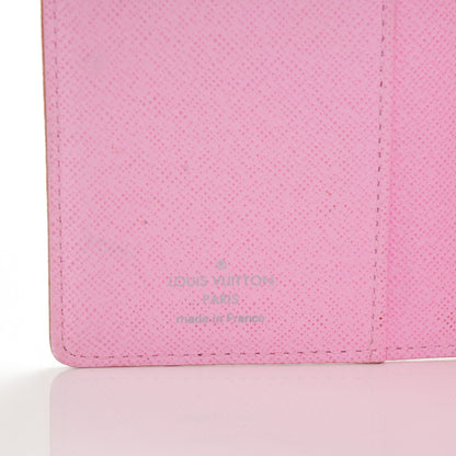 Louis Vuitton Monogram Multicolor Small Ring Agenda Cover White Litchi 6 of 8