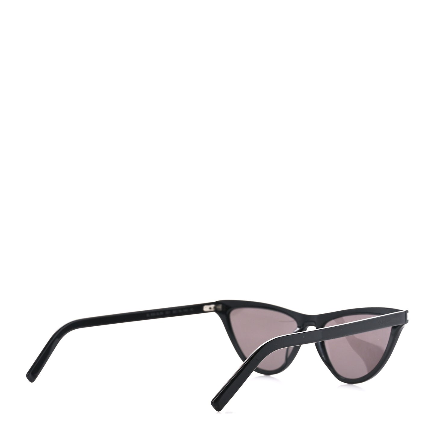 Acetate SL 550 Slim Cat Eye Sunglasses Black