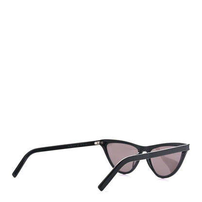 Saint Laurent Acetate SL 550 Slim Cat Eye Sunglasses Black 4 of 8