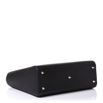 Christian Dior Grained Calfskin Large Lady Dior Black 4 of 11