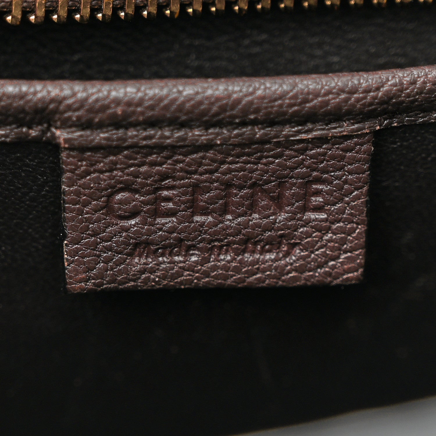 Celine Drummed Calfskin Nano Luggage Brown 6 of 20