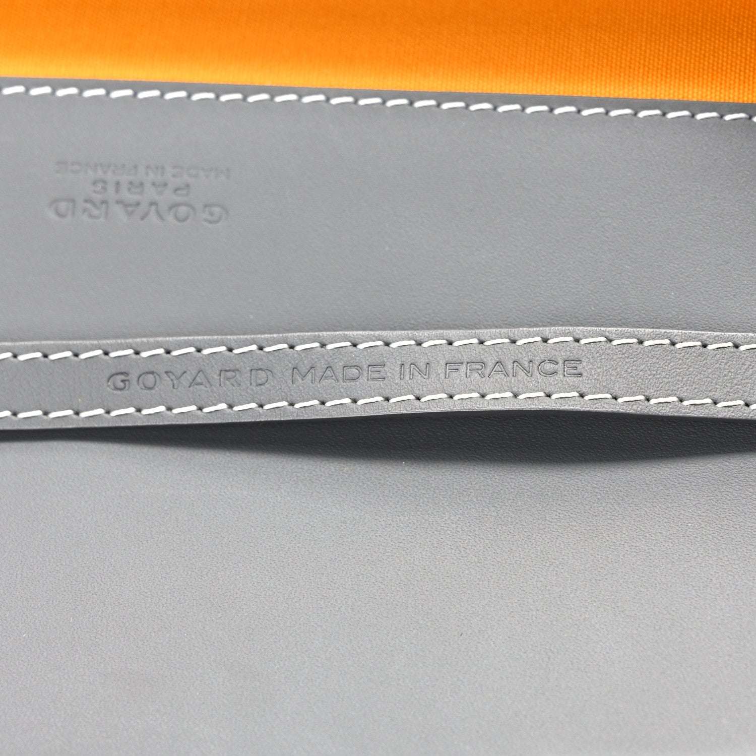 Goyard Goyardine Monte Carlo Bois Clutch With Strap Gray 8 of 10