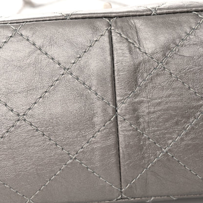 Chanel Metallic Aged Calfskin Quilted 2.55 Reissue 227 Flap Grey 14 of 17
