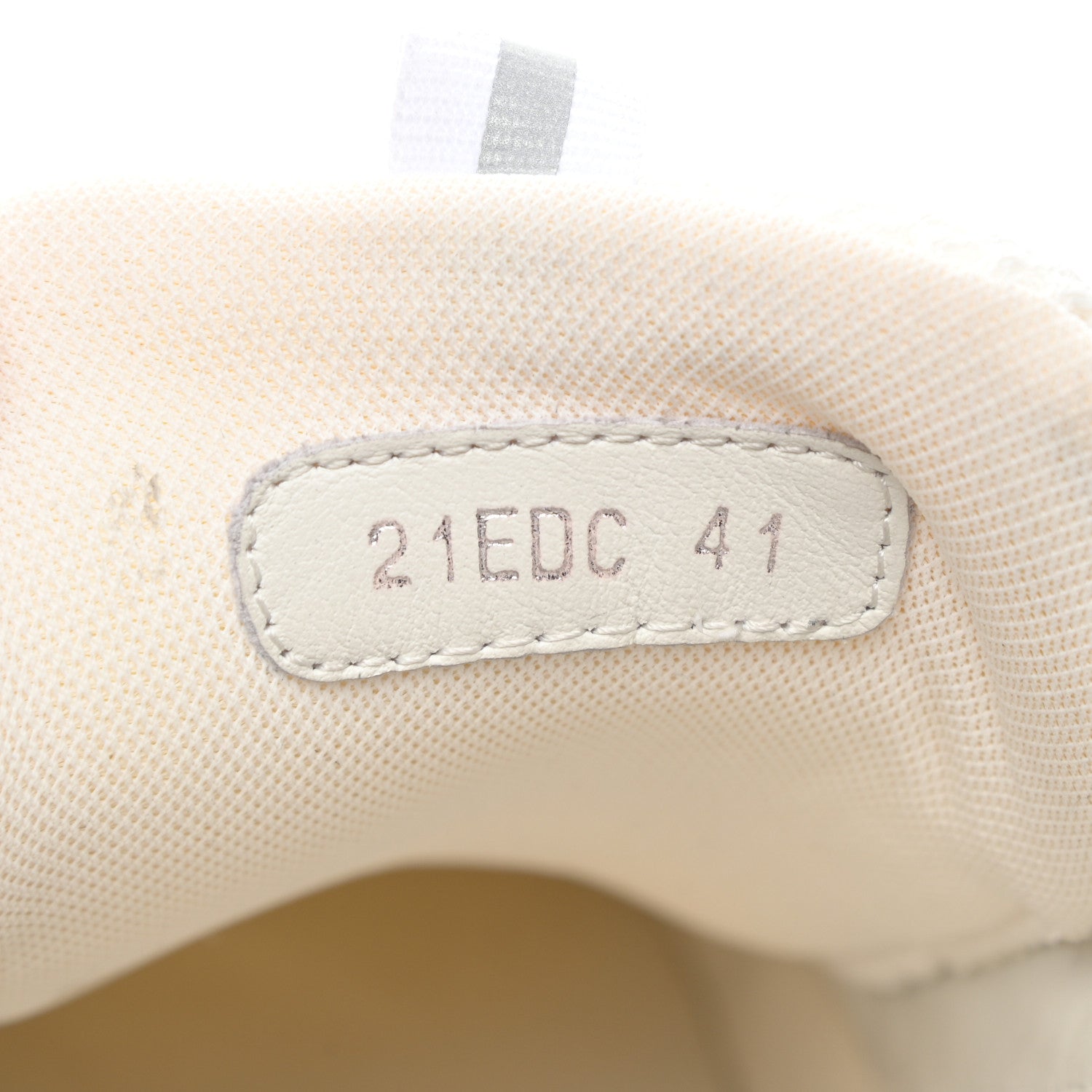 Christian Dior Technical Mesh Calfskin Mens B22 Sneakers 41 White 10 of 11
