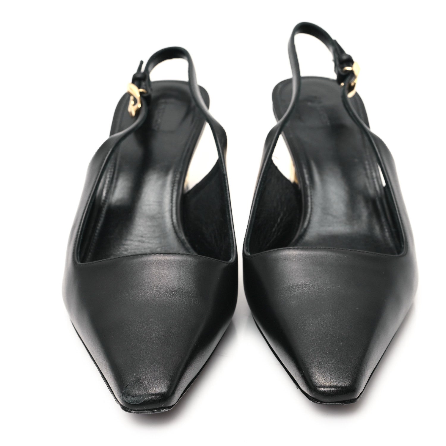 Givenchy Calfskin G Cube 50mm Slingback Pumps 39 Black 3 of 11