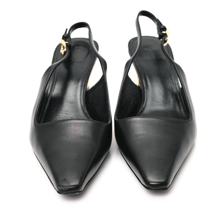 Givenchy Calfskin G Cube 50mm Slingback Pumps 39 Black 3 of 11