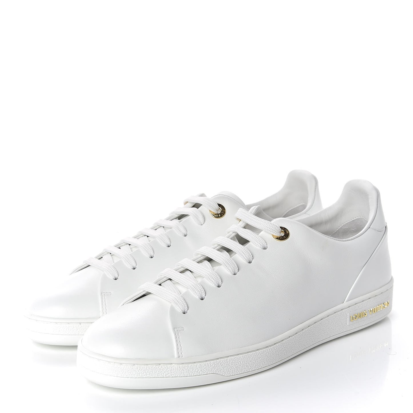 Calfskin Frontrow Sneakers 39 White
