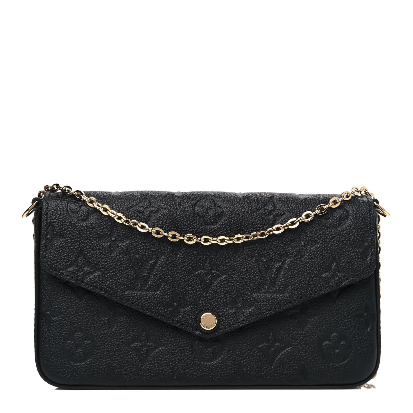 Empreinte Pochette Felicie Chain Wallet Black