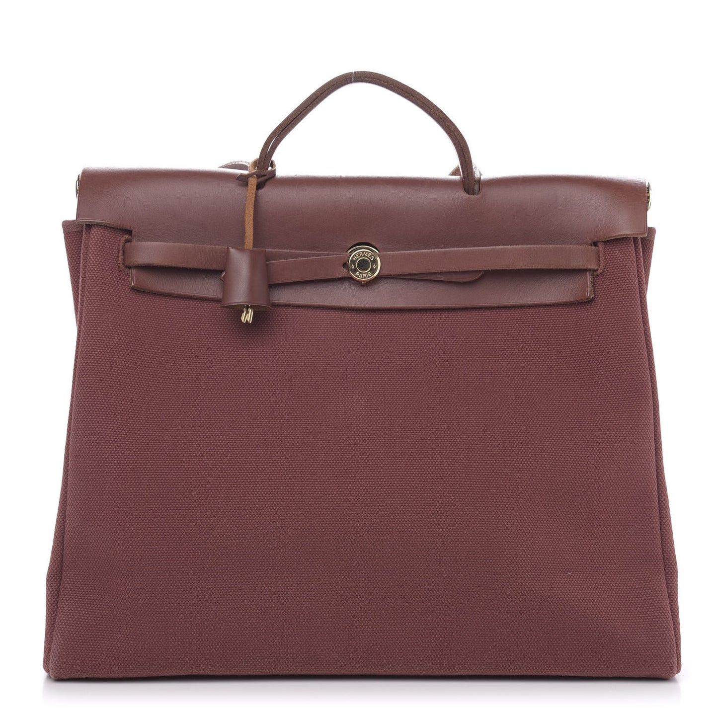 Toile Calfskin Herbag 39 GM Rouge H