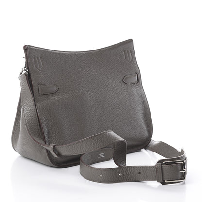 Hermes Taurillon Clemence Jypsiere 28 Etain 2 of 8