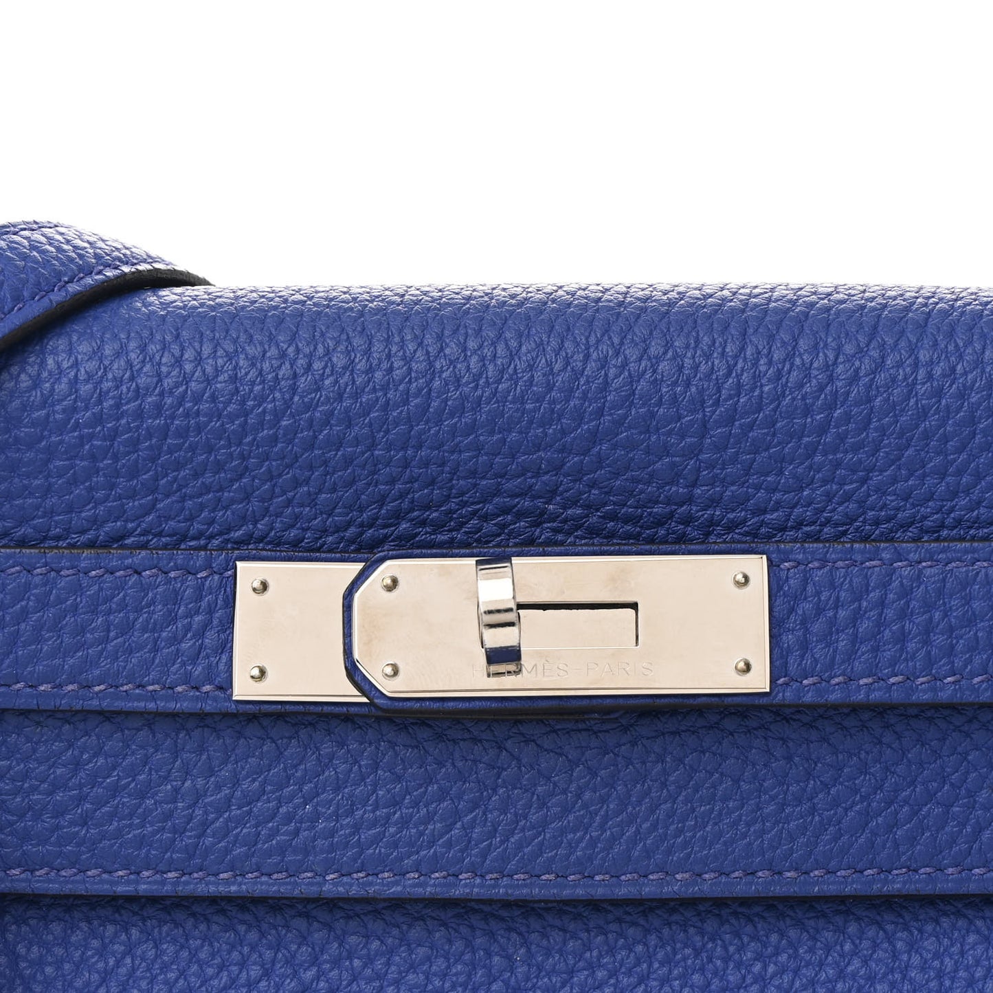 Togo Kelly Retourne 28 Bleu Electrique