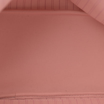 Louis Vuitton Damier Ebene Neo Neverfull MM Rose Ballerine 6 of 10