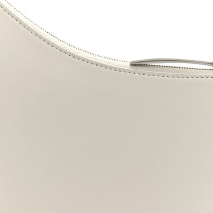 The Row Smooth Calfskin Half Moon Shoulder Bag New Ivory 7 of 9