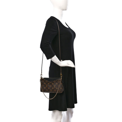 Louis Vuitton Monogram Pallas Clutch Black 2 of 8