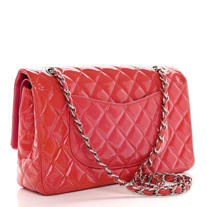 Chanel Patent Quilted Medium Double Flap Fuchsia 3 of 17