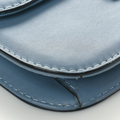 Valentino Garavani Vitello Small Glam Lock Rockstud Flap Gray 8 of 9