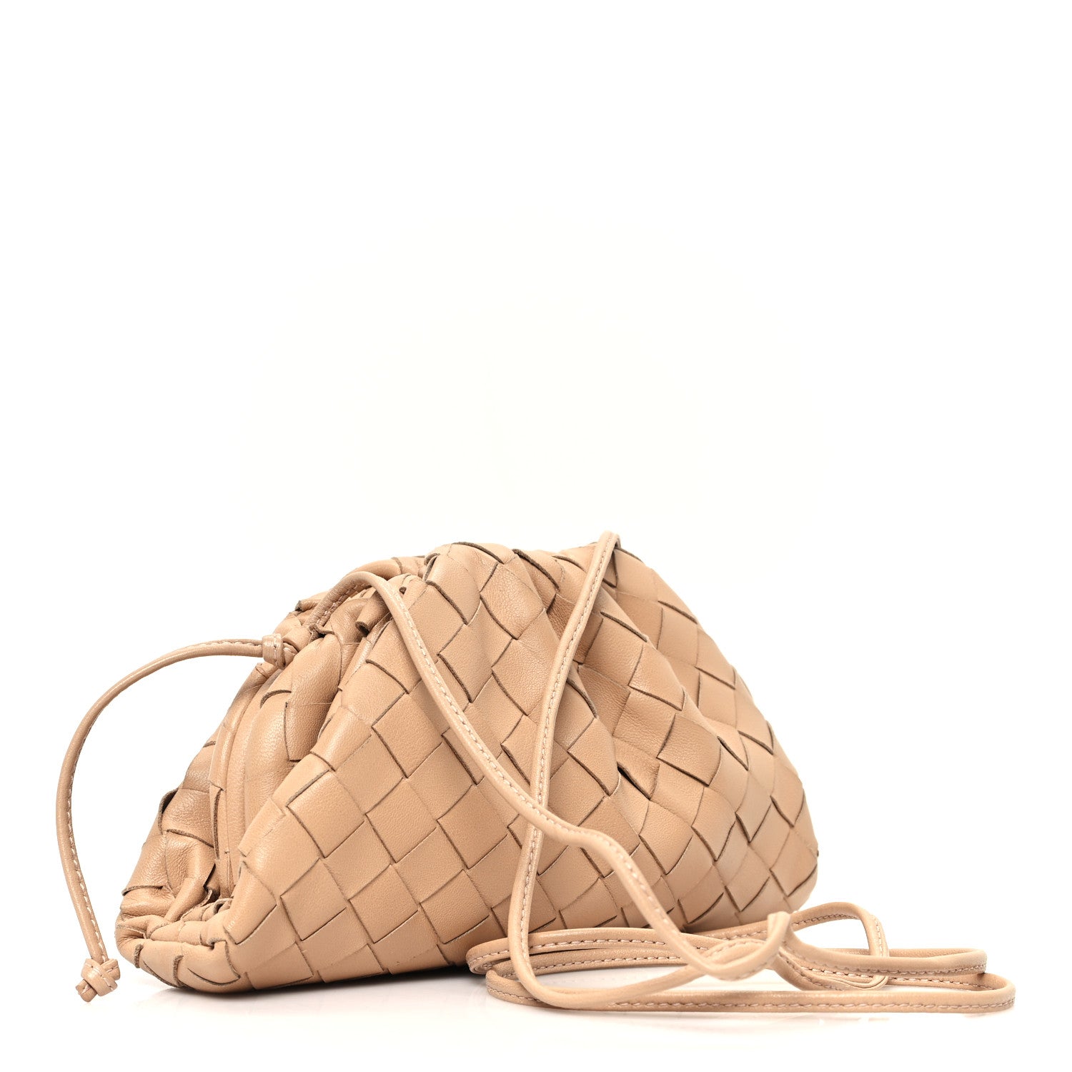 Bottega Veneta Nappa Intrecciato The Mini Pouch Almond 3 of 11
