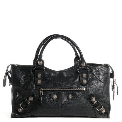 Balenciaga Agneau Giant 21 Silver Hardware Part Time Black 1 of 8
