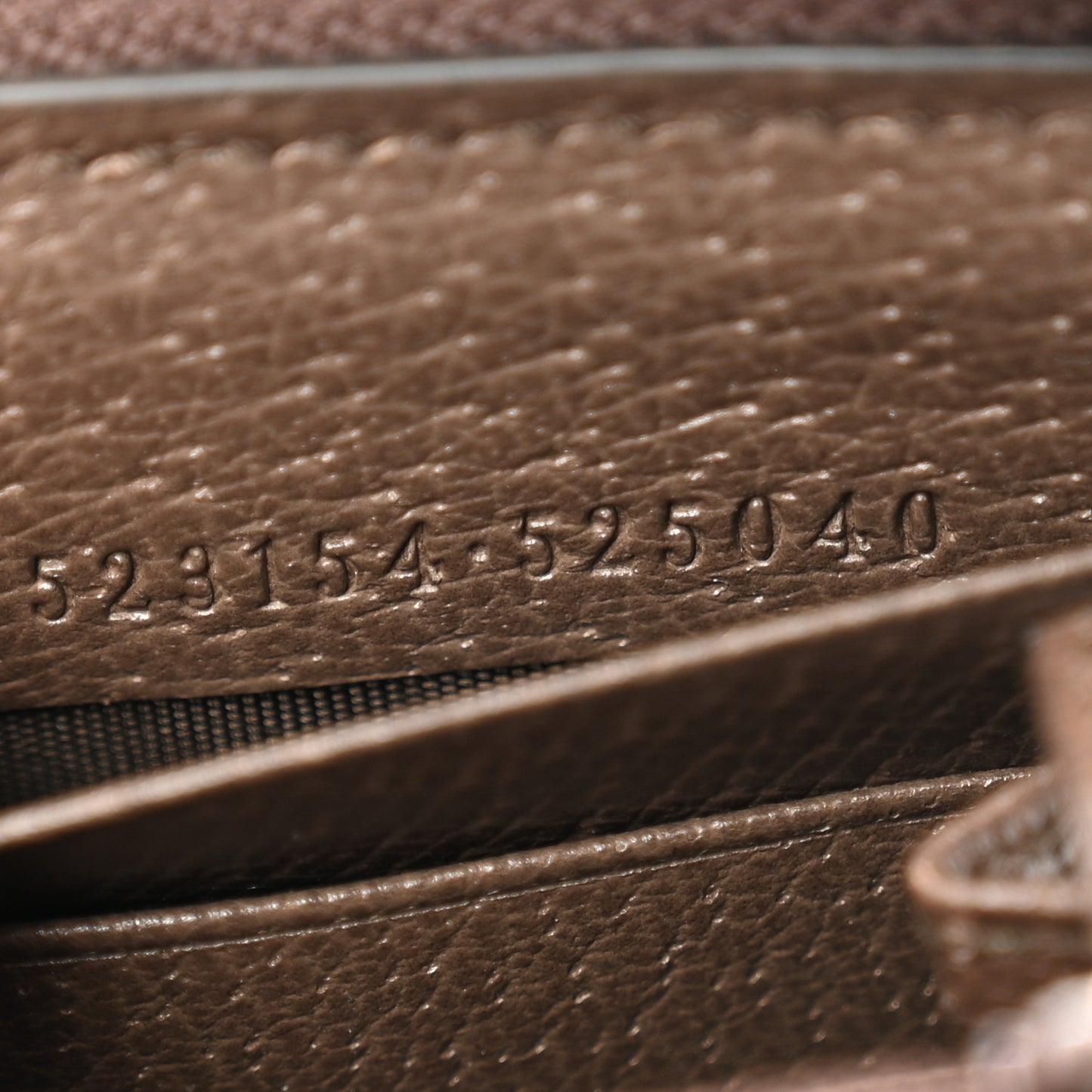 GG Supreme Monogram Web Ophidia Zip Around Wallet Brown