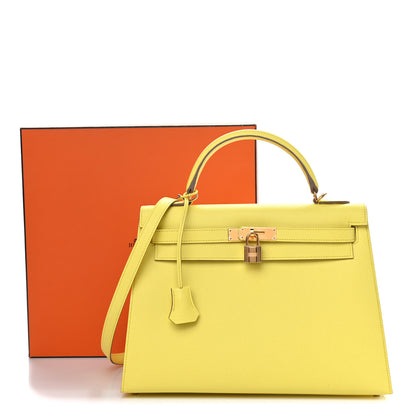 Hermes Epsom Kelly Sellier 32 Soufre 37 of 37
