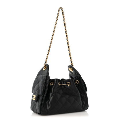Chanel Caviar Quilted Mini Chanel 25 Handbag Black 3 of 12
