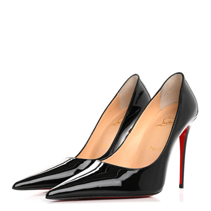 Christian Louboutin Patent Kate Max 100 Pumps 39 Black 4 of 9