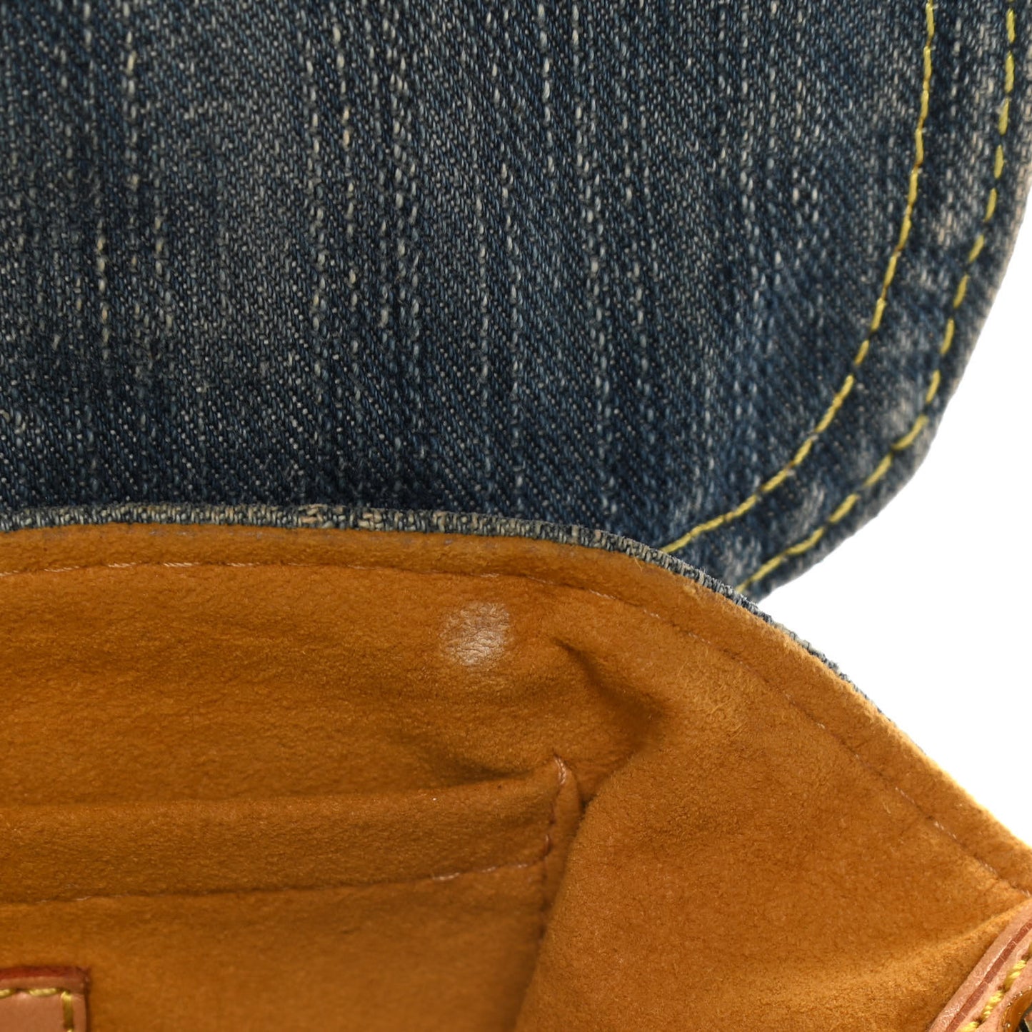 Monogram Denim Mini Pleaty Blue