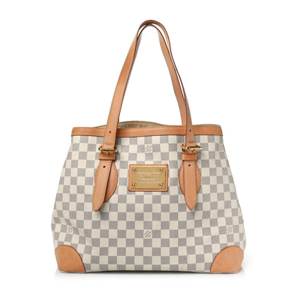 Louis Vuitton Damier Azur Hampstead MM 1 of 15