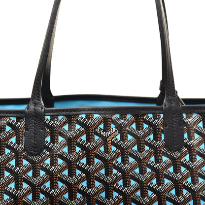 Goyard Goyardine Saint Louis Claire Voie PM Black Blue 5 of 7