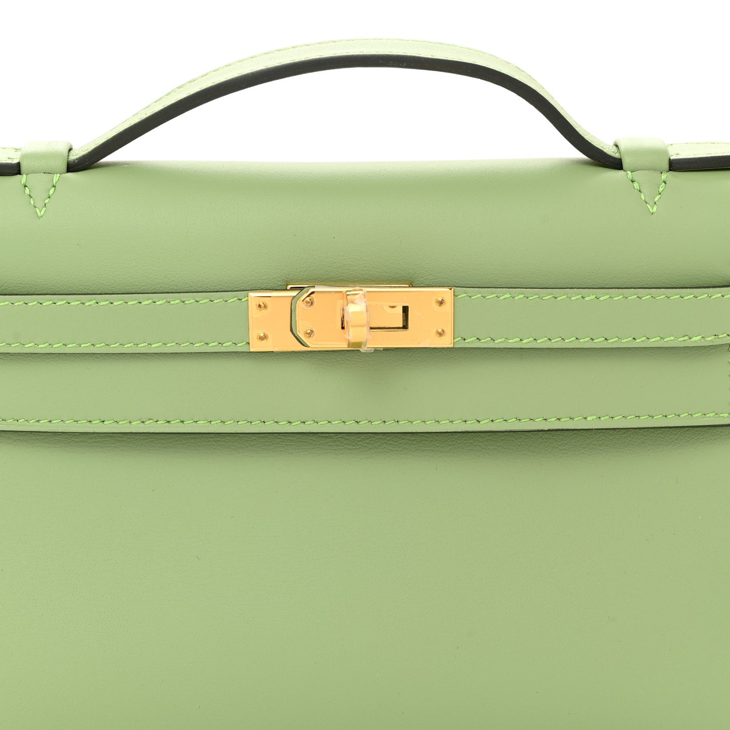 Swift Kelly Pochette Clutch Vert Criquet