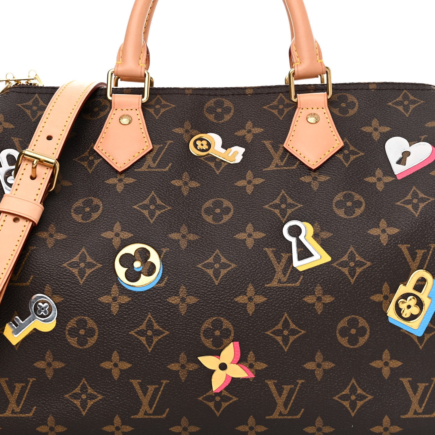 Monogram Love Lock Speedy Bandouliere 30