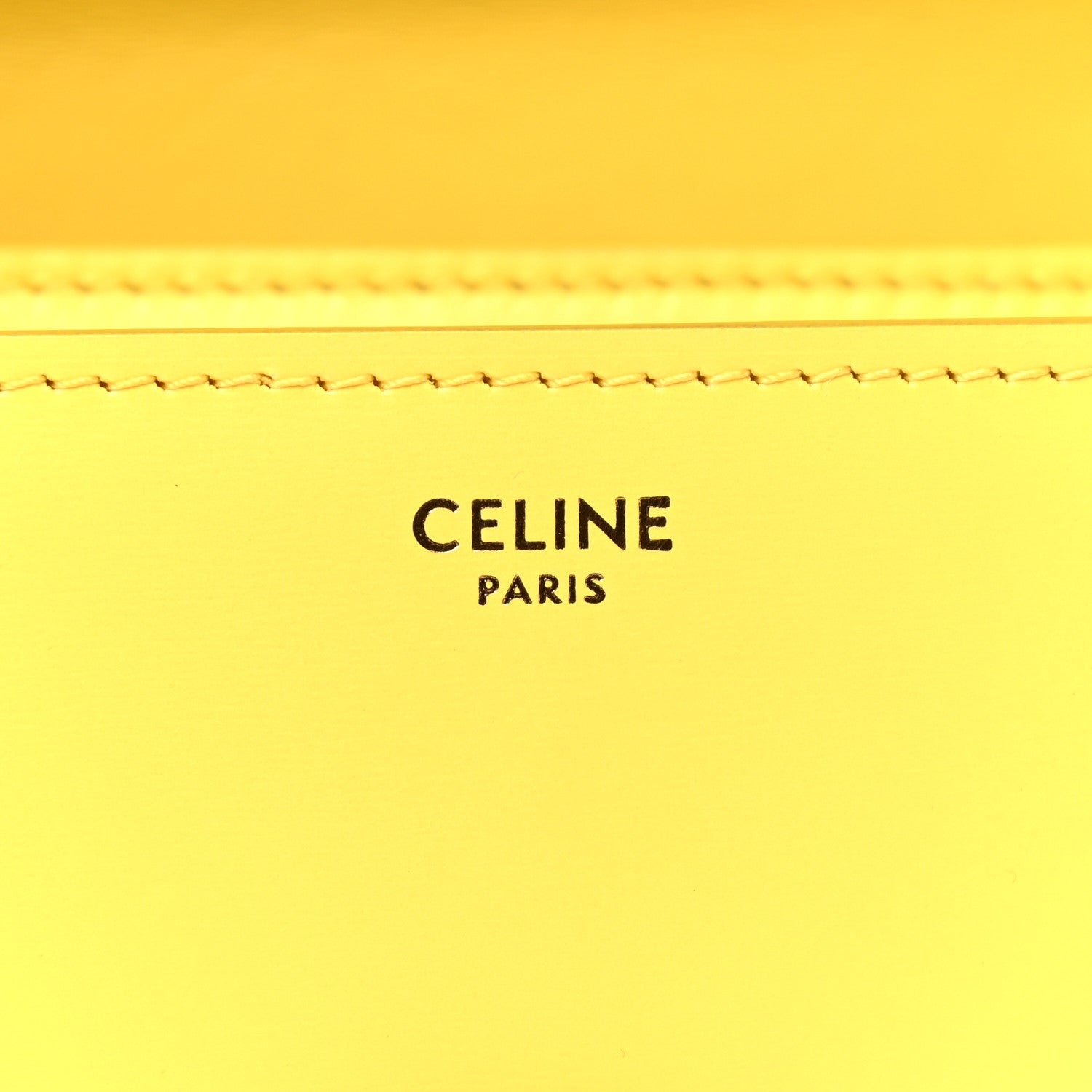 Celine Box Calfskin Teen Classic Box Flap Bag Yellow 6 of 12