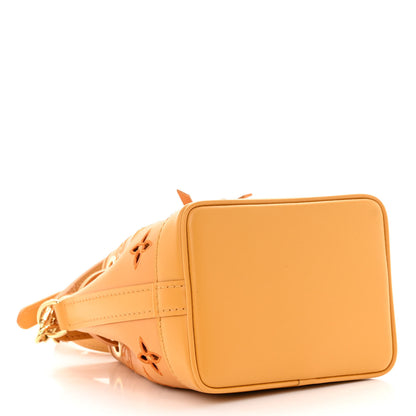 Louis Vuitton Perforated Calfskin Monogram Nano Noe Safran Yellow 4 of 11