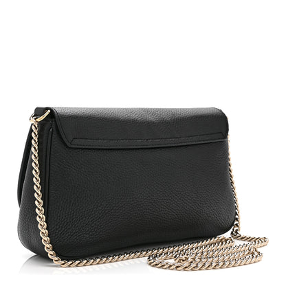 Gucci Pebbled Calfskin Medium Soho Flap Crossbody Black 3 of 10
