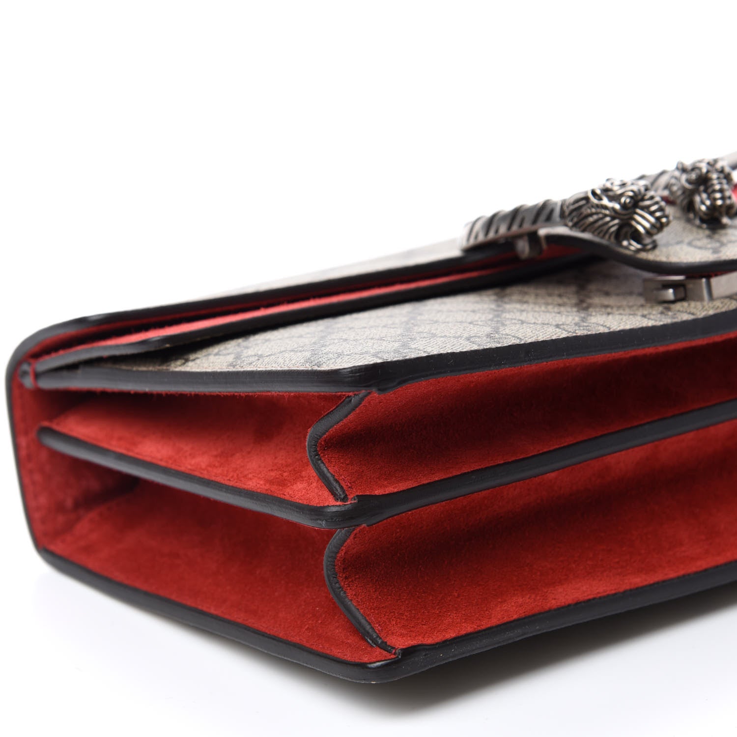 Gucci GG Supreme Monogram Small Dionysus Shoulder Bag Red 7 of 11