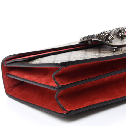 Gucci GG Supreme Monogram Small Dionysus Shoulder Bag Red 7 of 11