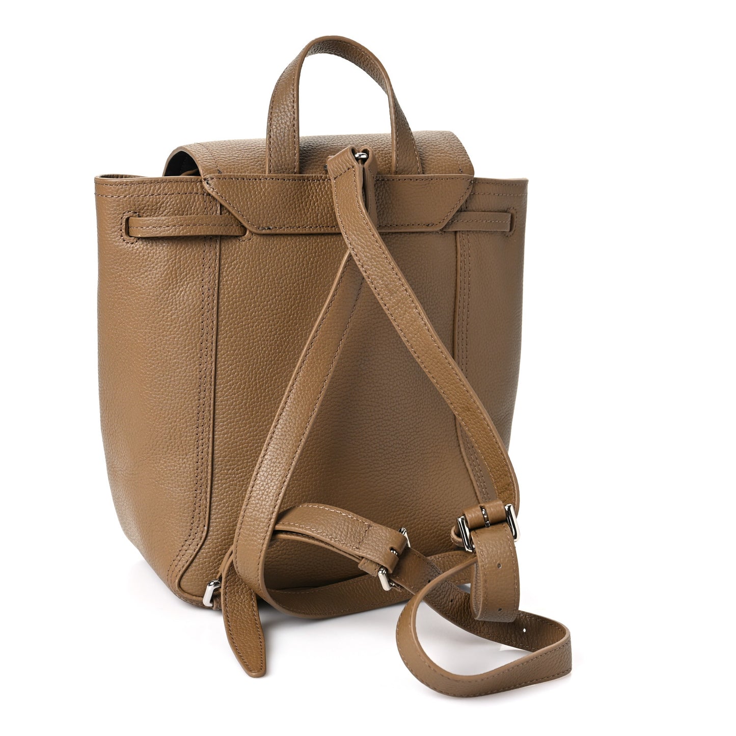 Pebbled Calfskin Pashli Backpack Tan