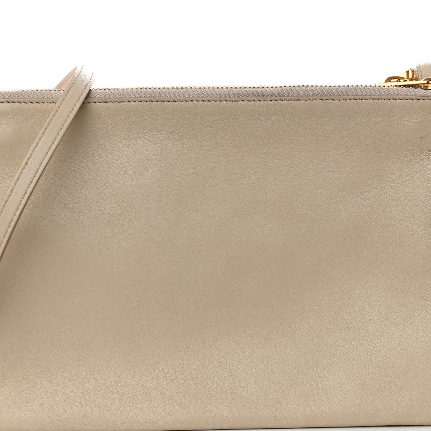 Lambskin Large Trio Crossbody Bag Linen