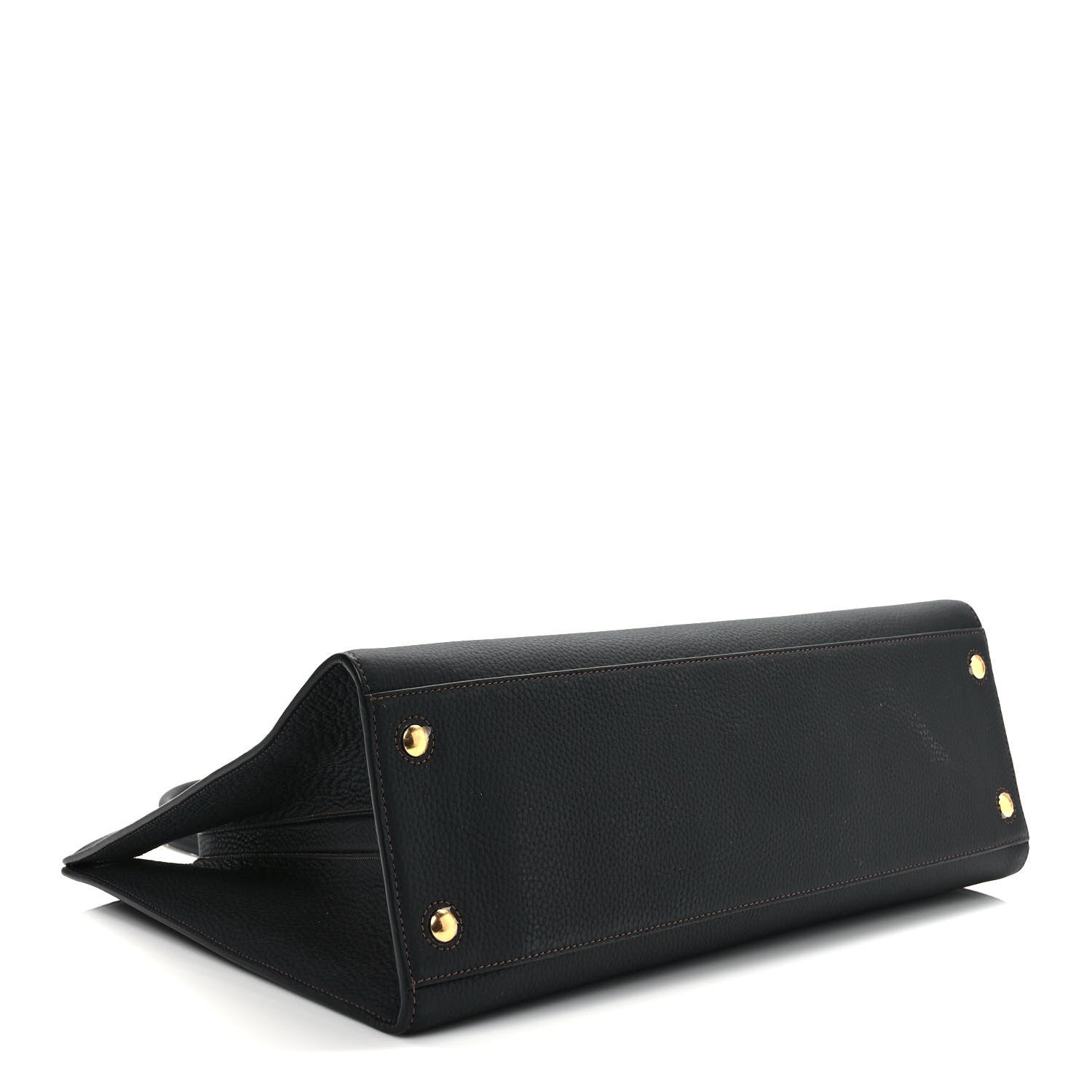 Burberry Grained Calfskin Medium Frances Tote Black 4 of 9