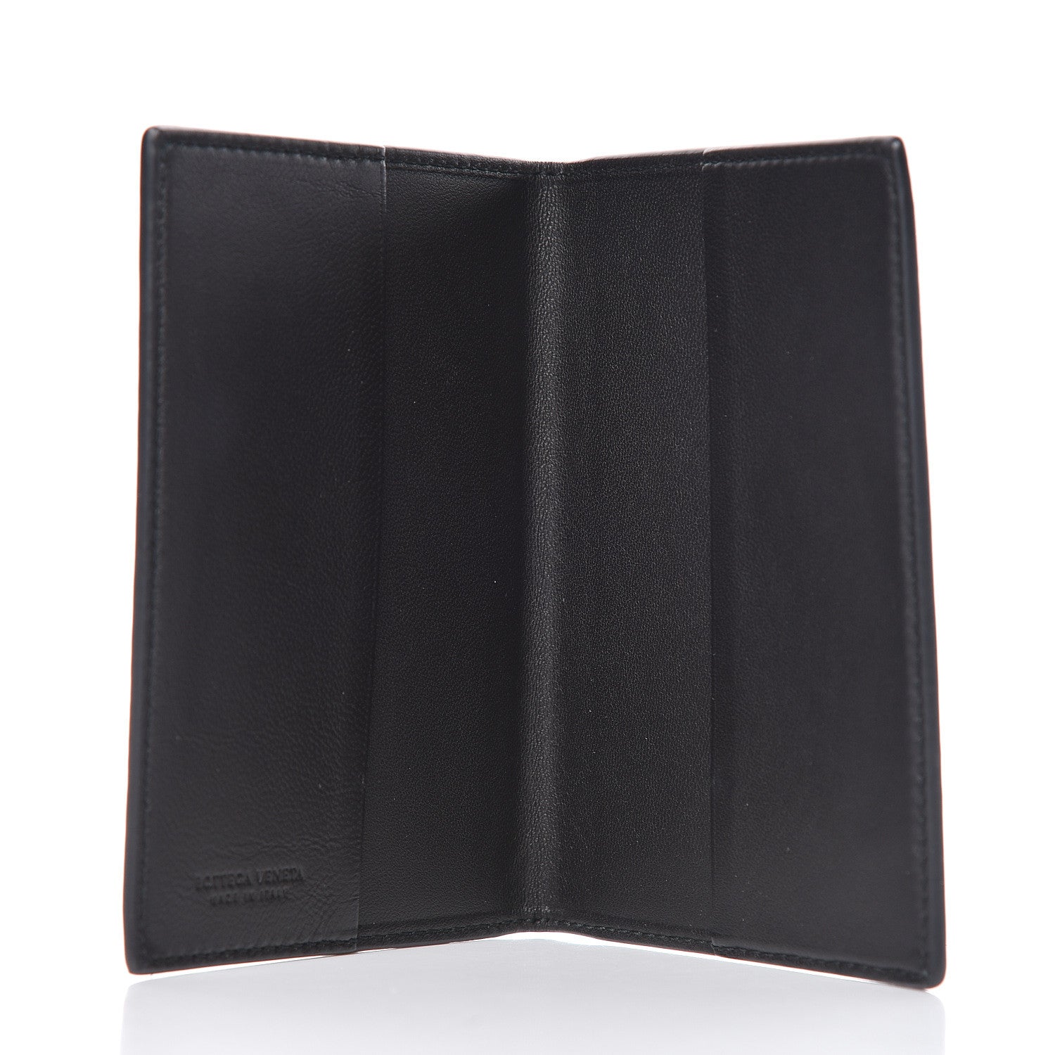 Bottega Veneta Nappa Intrecciato Passport Case Black 5 of 6
