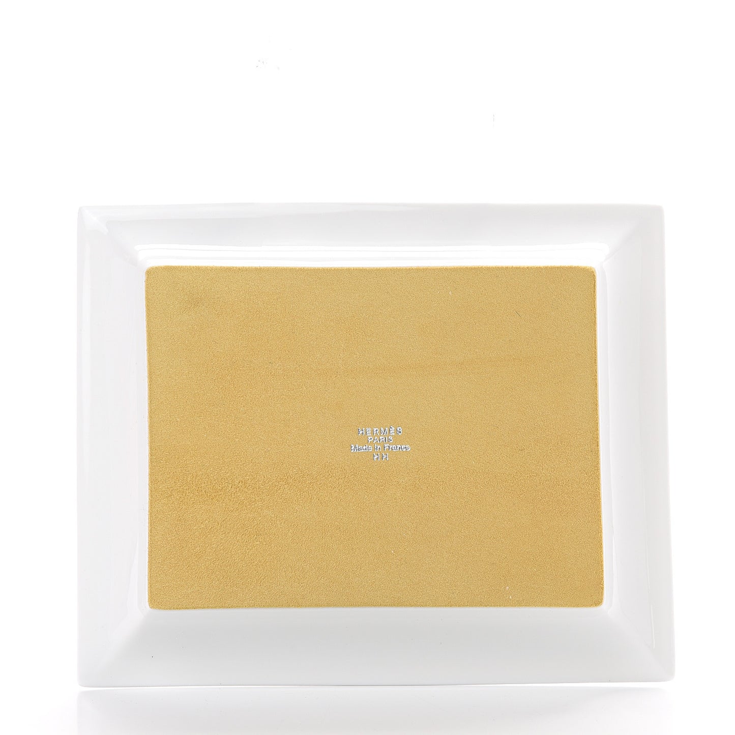 Porcelain Velvet Goatskin Promenade Au Faubourg Change Tray Arlequin