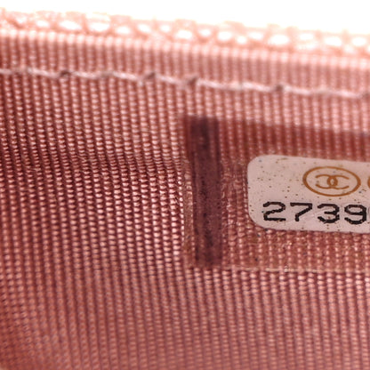 Chanel Caviar Chevron Quilted Flap Card Holder Pink Pink 8 of 11