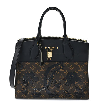 Louis Vuitton LOUIS VUITTON Calfskin Monogram Blossom City Steamer MM 1 of 8