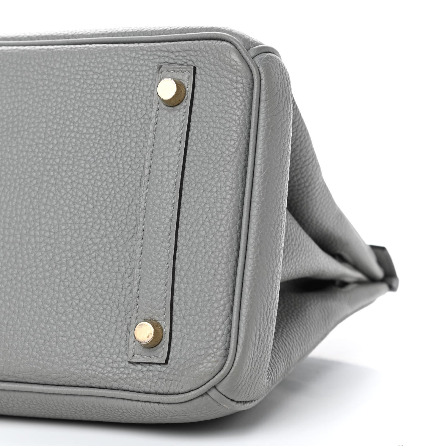 Hermes Togo Birkin 30 Gris Mouette 8 of 11